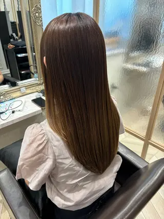 セミロング 北村 奈央のヘアスタイル