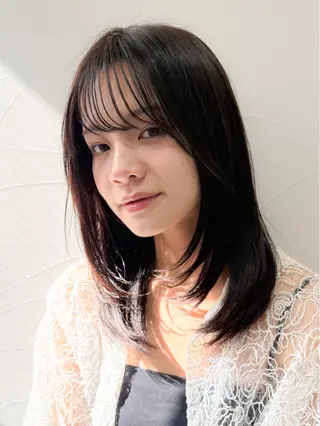 ミディアム カラー Chlan 六甲道所属・Chlan六甲道店 Ayariのヘアスタイル