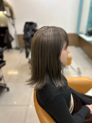 ミディアム カラー SOYON西大寺店所属・ダブルカラー/ 髪質改善💎安藤のヘアスタイル