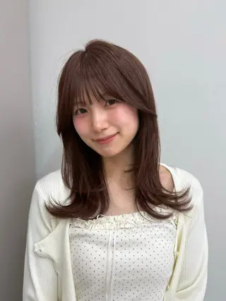 ミディアム ボブ/レイヤー /sora🌙✨️のヘアスタイル
