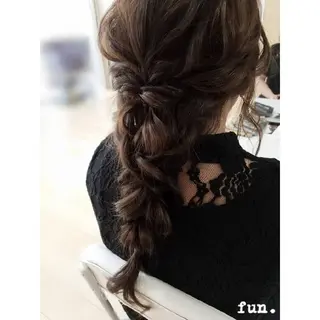 ロング ヘアアレンジ fun./ヘアセット /エクステ/着付のその他イメージ