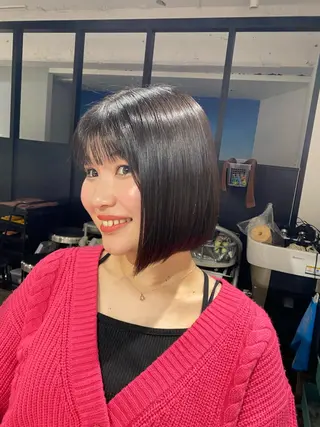 ショート 韓国風レイヤーカット 💎髪質改善"yuiのヘアスタイル