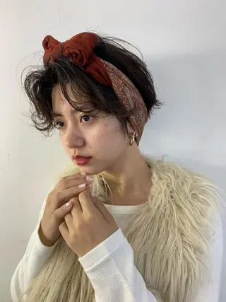 ショート PHIDGE所属・山下 千明のヘアスタイル