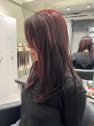 セミロング レイヤーカット ムラカミカイセイのヘアスタイル