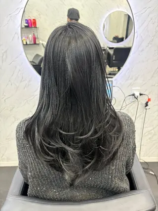 ロング hair salon dot. mooda 韓国風サロン 町田店所属・韓国風ヘア🎀🩶 /♡𝓝𝓸𝓪♡のヘアスタイル