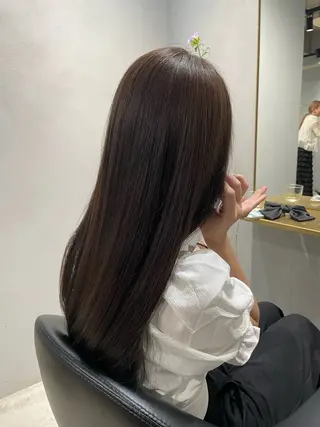 ロング カラー レイヤーカット/ パーマ/齋藤大貴のヘアスタイル