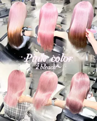 カラー ヘアアレンジ 艶髪ハイトーン/ ブロンド/Nagiのヘアスタイル