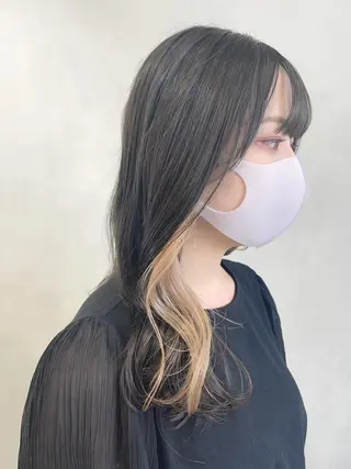 セミロング カラー 🦋レイヤーカット ミドリカワ🦋のヘアスタイル