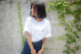 ミディアム くすみミルクティー／ ブラウン🪡TOWAのヘアスタイル