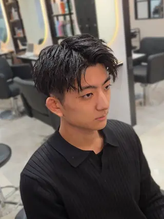 メンズ ショート Lapis 名古屋駅前店所属・LEN名古屋/パーマ 海外ヘア/メンズ特化のヘアスタイル