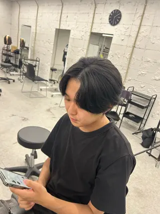ショート カラー ヘアアレンジ 韓国風グレージュ 🤍たくみ🤍のヘアスタイル