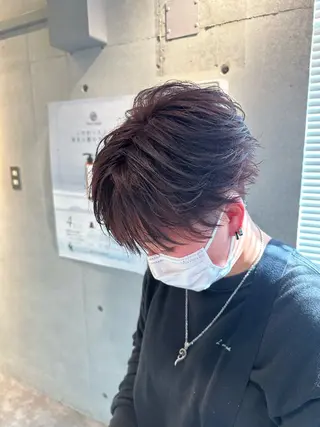 カラー メンズ 💎メンズカット ／フェザー／細野💎のヘアスタイル