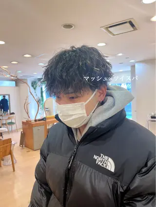 パーマ メンズ 💠つたふうか/ 韓国/メンズヘア💠のヘアスタイル