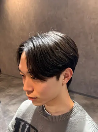 パーマ メンズ 曲がる縮毛矯正 masashiのヘアスタイル