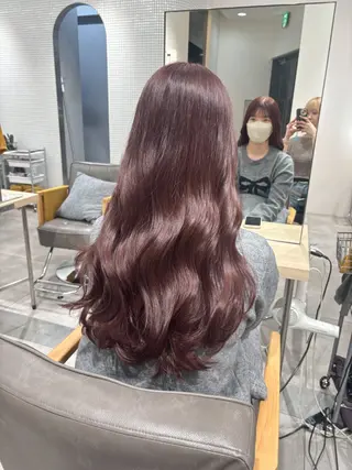 ロング カラー Unami 表参道所属・ばんちなつ / ボブ/透明感カラーのヘアスタイル