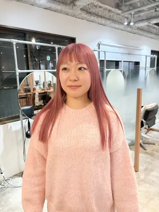ロング カラー Takuma Suzuki中目黒のヘアスタイル