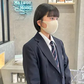 ミディアム mood tatemachiのヘアスタイル