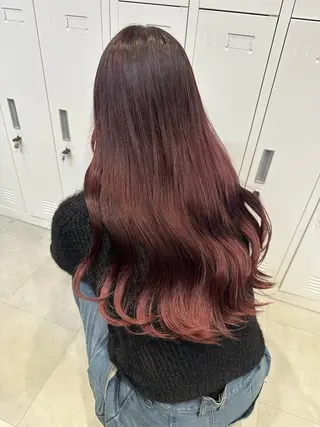 ロング カラー 💖ハイライト/ハイ トーン💖MIKIのヘアスタイル