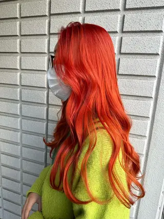 ロング カラー MAHO/透明感カラ ー/ツヤ髪のヘアスタイル