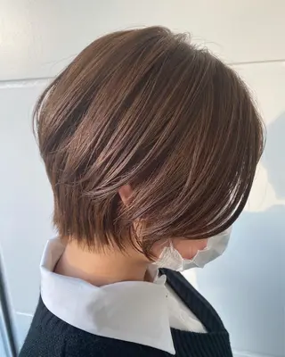 ショート カラー ヘアアレンジ ◎モチマル チアキ◎のヘアスタイル
