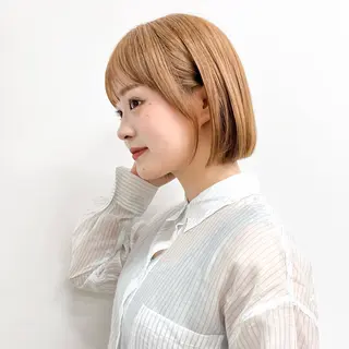 ミディアム カラー アイブロウモデル 募集中🍒/北爪まゆのヘアスタイル