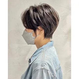 ショート re.share所属・茅ヶ崎/ショートボブ /ハイトーン/片野のヘアスタイル