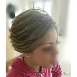 ミディアム ヘアアレンジ fun./ヘアセット /エクステ/着付のその他イメージ