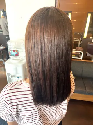 セミロング TIECHEL所属・Yoshida Yuriのヘアスタイル