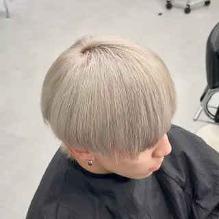 ミディアム カラー メンズ メンズバレイヤージュ 🔥メンズカット🔥のヘアスタイル