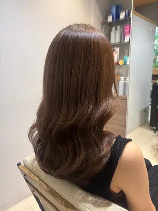 セミロング カラー AMELY静岡呉服町店所属・AMELY　寺田 朱里のヘアスタイル