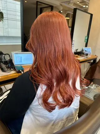 ロング カラー 🌿earth亀有店 【緑髪のノブ】🌿のヘアスタイル