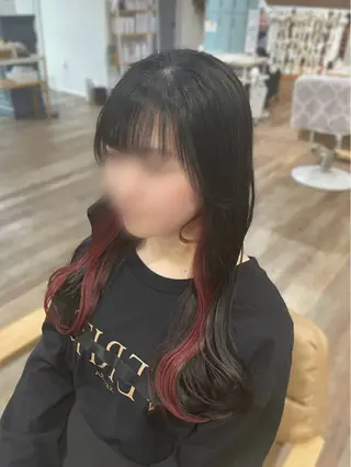 ロング ピンク・ラベンダー/ レイヤー/NANAのヘアスタイル