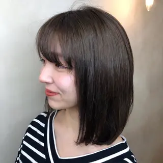 ミディアム カラー ショート/パーマ/ カラー/FUKOのヘアスタイル