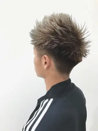 ミディアム カラー パーマ 指名支持率NO.1 スタイリストのヘアスタイル