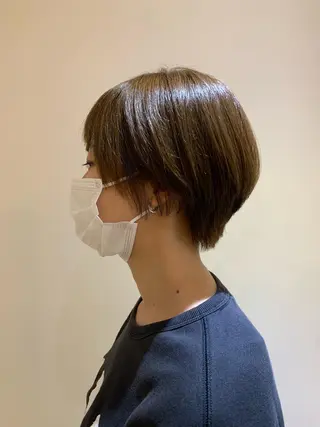 ショート カラー 高橋 侑李のヘアスタイル