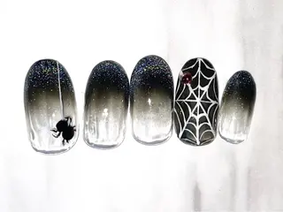 ロング プティリボン 武蔵小金井店のネイルデザイン