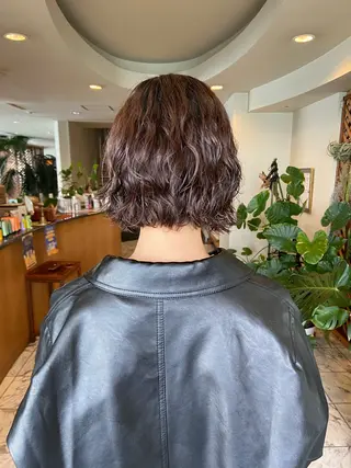 ミディアム パーマ ASAKURA所属・ASAKURA 美容室のヘアスタイル