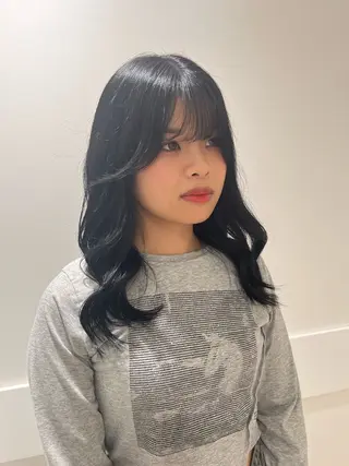 セミロング 似合わせ 垢抜け🌟 AKINOのヘアスタイル