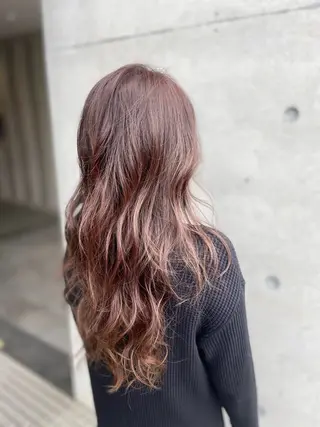 ロング カラー ♦️髪質改善美髪矯正 💍谷口克也♦️のヘアスタイル