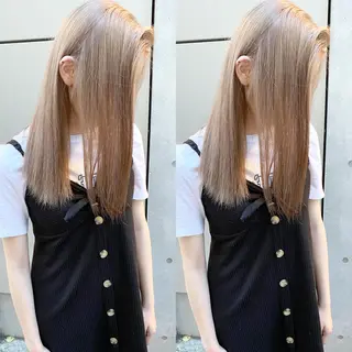 ロング カラー ⭐️横浜ブリーチ特化 美容師　堤涼⭐️のヘアスタイル