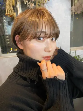 ショート カラー 👑白髪ケア👑 ウメダナオヤのヘアスタイル