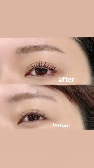 マツエク・マツパ DAITO💙 マツパ✖︎アイブロウのマツエク・マツパデザイン