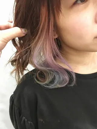 ミディアム カラー 代表🎀 ふわモテ愛 され髪🩷yumiのヘアスタイル