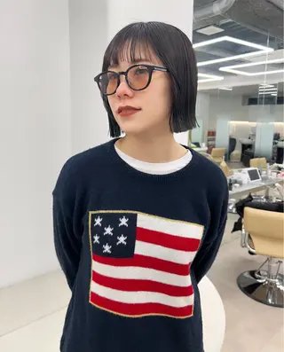 ミディアム 👒透明感カラー yui👒のヘアスタイル