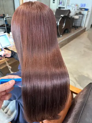 ロング カラー パーマ ヘアアレンジ 野口 秀人 🦋髪質改善🫧のヘアスタイル