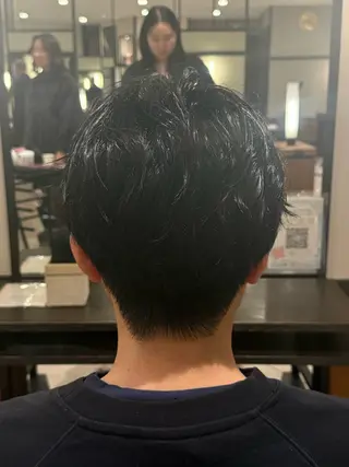 ショート パーマ メンズ 資生堂ビューティーサロン伊勢丹立川店所属・🫧🧴 木幡🧴🫧のヘアスタイル