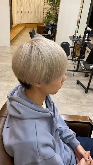 ショート カラー メンズ 🟢NEGi🟣 🫧髪質改善のヘアスタイル