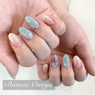 ネイル ネイルサロンビアンカ 大宮店長 モリサワのネイルデザイン