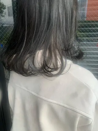 カラー ラベンダー/レイヤー スタイル🤎mamiのヘアスタイル