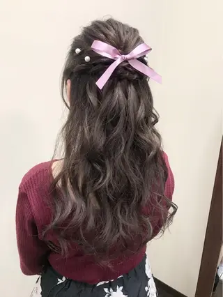 ロング ヘアアレンジ 沢田 瞳のヘアスタイル